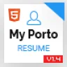 My Porto- Resume and vCard HTML Template