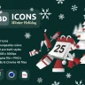 Winter Holiday - 3D Christmas Icons