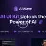 Aiwave AI SaaS Website + Dashboard UI CodeIgniter Kit