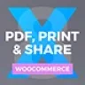 Share, Print and PDF Products for WooCommerce