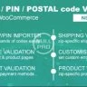 Zip/Pin/Postal Code Validator For WooCommerce
